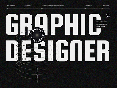 CV design for graphic designers branding design graphic design typography vector