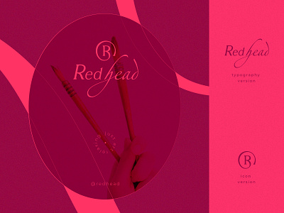 Redhead logo branding design graphic design logo typography vector
