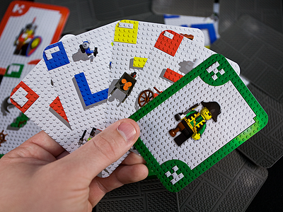 LEGO playing cards cards lego playing card school project