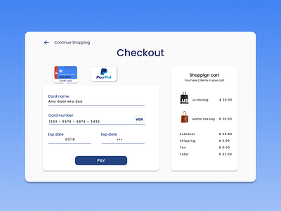 Credit Card Checkout