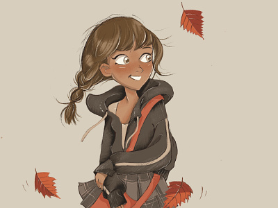 Autumn Girl 2022 - Col! design graphic design illustration