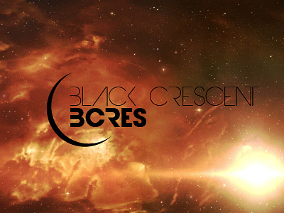 Black Crescent corp eve online logo design