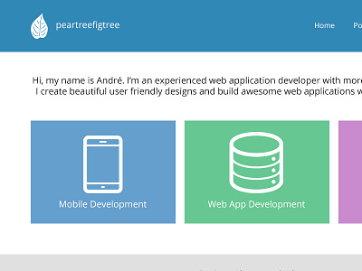 PeartreeFigtree cats design flat internet minimalist portfolio simple site ui ux web design web portfolio