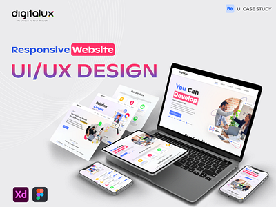 Responsive Website UI UX Design adobe xd figma ui ui design uiux design ux design website ui ux