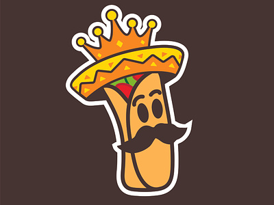 New Logo Design for King Burrito Mexican Restaurant
