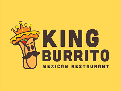 New Logo Design for King Burrito Mexican Restaurant