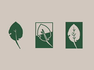 Leaf Logo Mark Exploration - PART 1 art business green illustration illustrator landscape leaf logo nature sketch vector