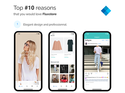 1st reason love FluxStore ecommerce app flutter fluxstore inspireui magento mobile app mobile design mobile ui opencart woocommerce