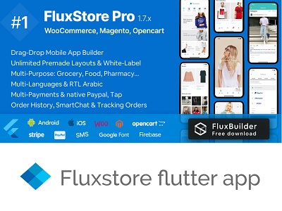 FluxStore Pro - a multi-purpose flutter app