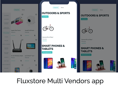 FluxStore MultiVendor app android digital dokan ecommerce flutter fluxstore inspireui ios mobile app multivendor store app template wcfm woocommerce