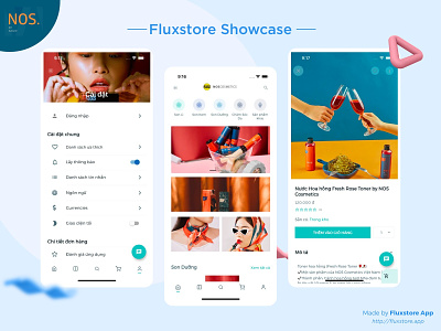 FluxStore app - Showcases