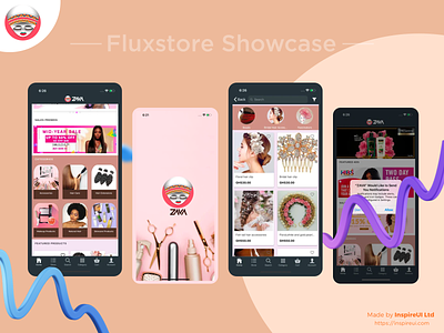 Fluxstore Showcase design ecommerce app flutter fluxstore illustration inspireui ios mobile app mobile design opencart