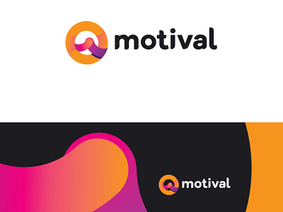 Motival branding logo logotype motivation typography vector