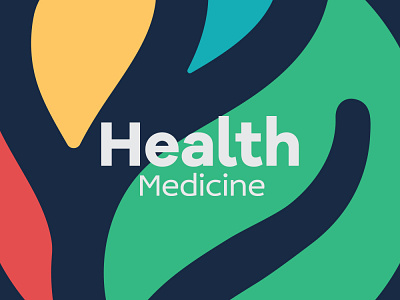 Health Medicine branding design illustration logo logotype medicine typography vector