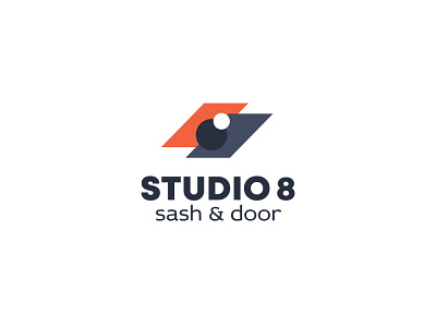 Stuido 8 8 branding design door logo logotype sash studio typography vector