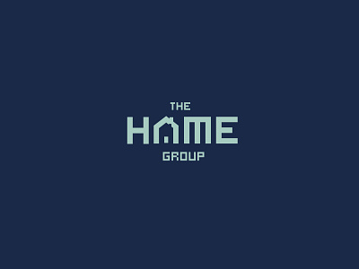 Home Group branding group home house illustration logo logotype realty typography vector