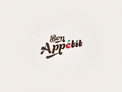 Bon Appetit bon appetit branding design illustration logo logotype old typography vector