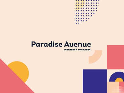 Paradise Avenue be blue branding design identity logo logotype typography vector