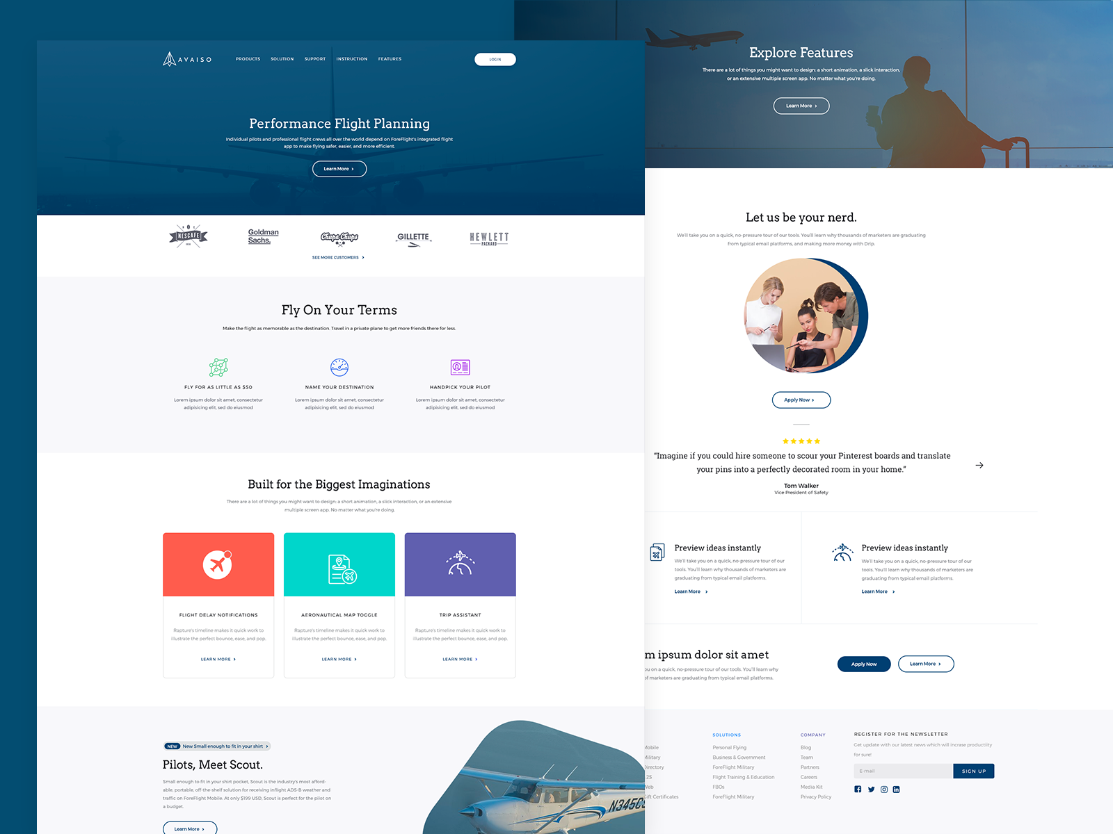 Avaiso HomePage by Bishal Gaha on Dribbble