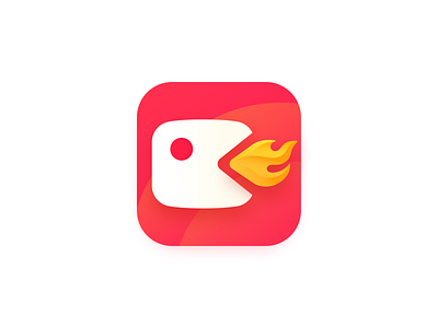 App Logo dinosaur fire logo