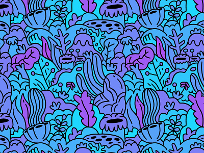 Pattern Coral Sea 2d artwork character characterdesign coral illustration pattern photoshop sea