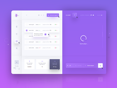 britex role play britex brp dashboard gta material design patrickreza purple samp ui ux