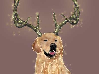 Golden Retriever Deer