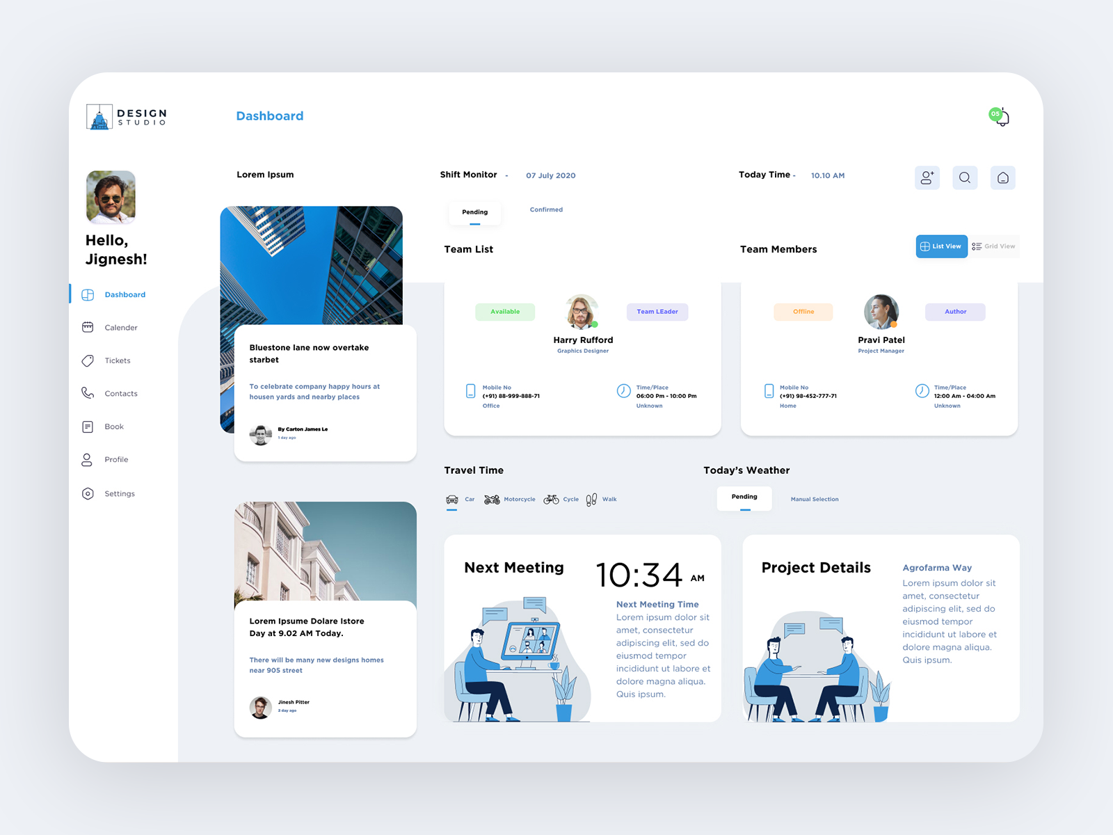 Dashboard by Jignesh Rudani 🥷 on Dribbble