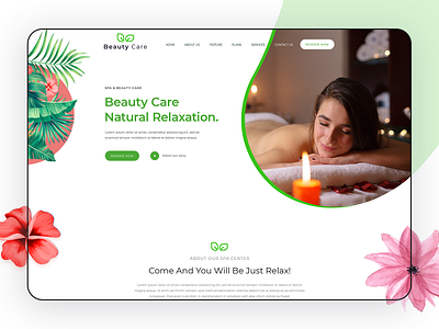 Beauty Care adobe app beauty beauty logo branding care creative design flat health life natural spa theme trending ui vector