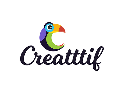 Creatttif Logo app creative design graphics logo mark media motion symbol trad ui ux