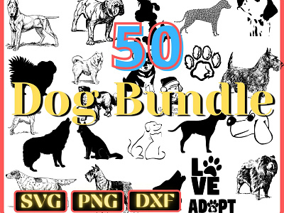Dog Svg Bundle design design budle designer designers dog deisigns dxf graphic design illustration logo png svg svg bundle