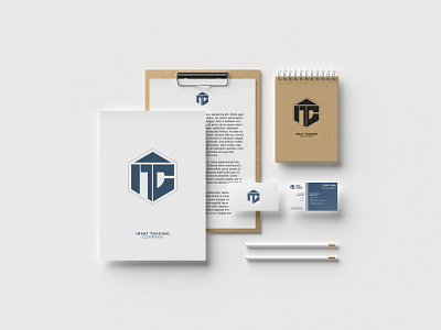 Insat Trading Company - Branding and Logo Design branding business card design logo typography vector
