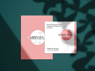Sabhyataa - Logo and Flyer Design branding business card design flyer illustration logo typography vector