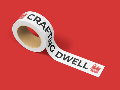 Crafting Dwell - Logo and Branding Design branding business card design illustration logo typography vector