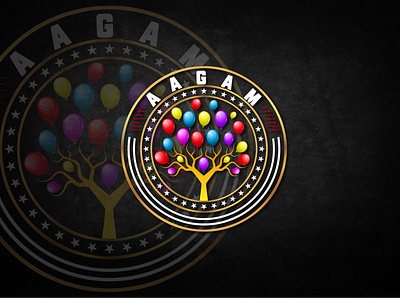 AAGAM Design badge design emblem