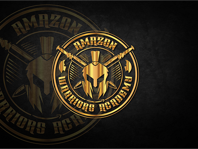 Amazon Warrior amazon warrior badge work emblem logo design