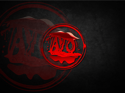 AYO Blood ayo blood logo design scar dripping logo