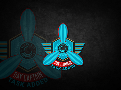 Day Captain - Task Added badge designs design guru software logos