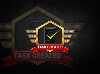 Day Captain - Task Created 02 designs graphic design software badges