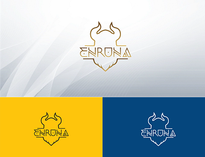 ENRUNA creative enruna logo logo design minimalist logo