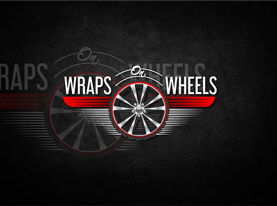 Wraps On Wheels automobile logo creative logo logo design