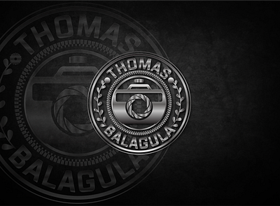 Thomas Balgula creative emblem logo design photography logo concept