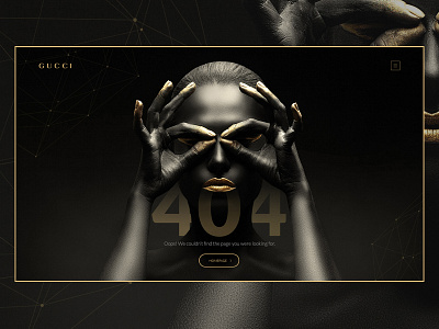 404 page 404 page black gold fashion web