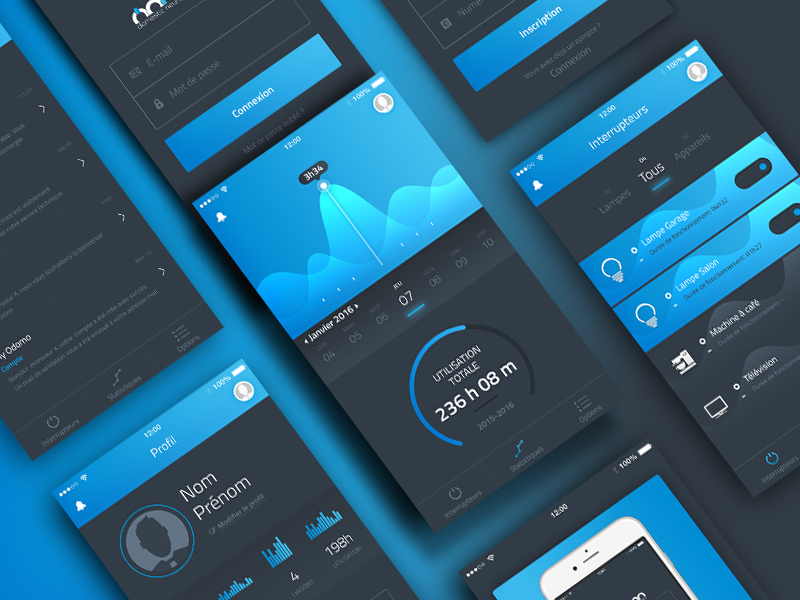  App  Smart Home  Odomo IOS  by Samuel Scalzo Dribbble 