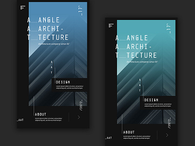 Architecture app app architecture blue daily ui graphic green mobile ui design « samuel scalzo »