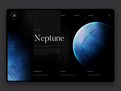 Space Exploration Neptune by Samuel Scalzo on Dribbble