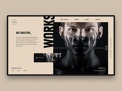 Portfolio Web Concept clean design minimal modern portfolio samuel scalzo uiux web design work