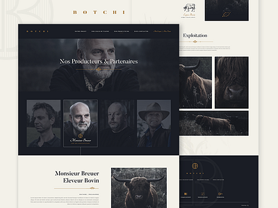 Botchi Web - Partner botchi clean dark interface landing partner samuel scalzo scalzodesign ui ux web