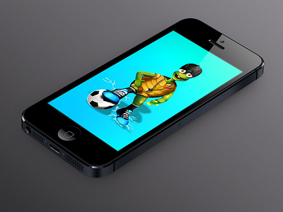 Mobile app - Turtle illustration