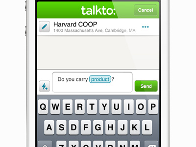 talkto: App - do you carry starter screen app ios iphone talkto